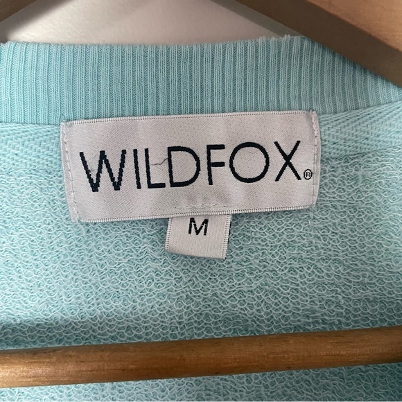 [Wildfox] Women's Blue Crewneck Sweatshirt - Picture 4 of 7